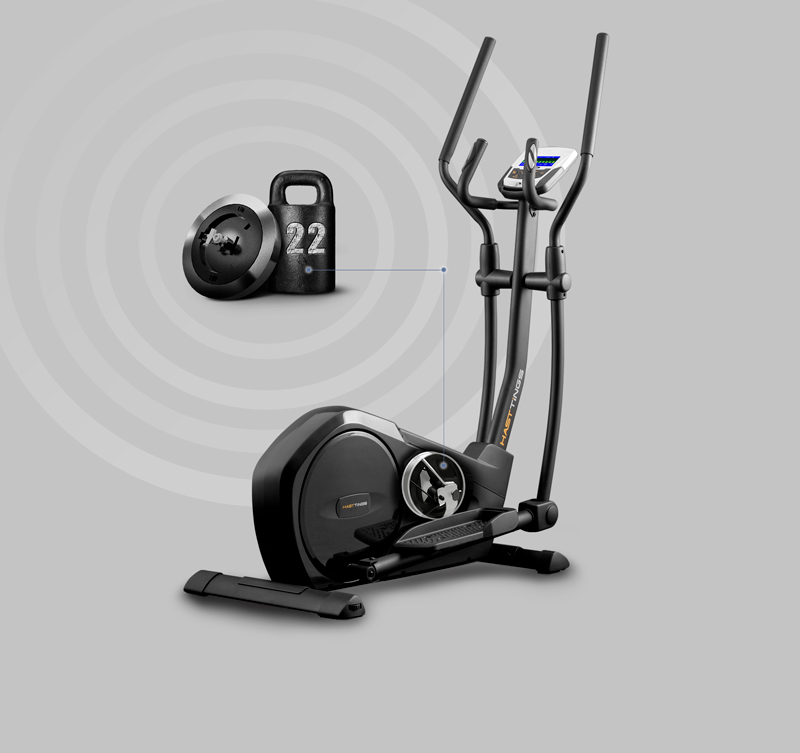 Эллиптический тренажер Hasttings FS400 SPARTA (Black)