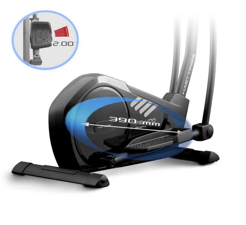 Эллиптический тренажер Hasttings FS400 SPARTA (Black)