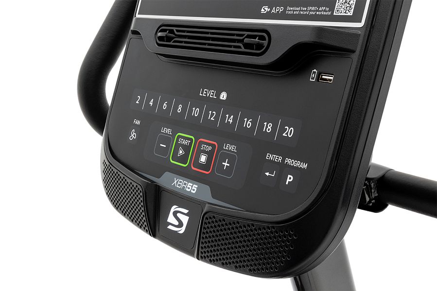 Велотренажер SPIRIT XBR55 Black
