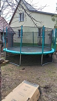 Батут Hasttings Classic  Green 4,26