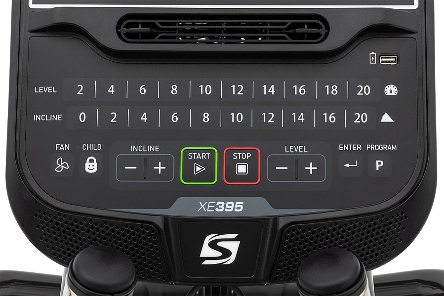 Эллиптический тренажер SPIRIT XE395 Black