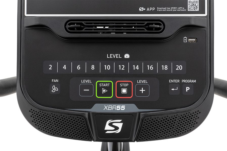 Велотренажер SPIRIT XBR55 Black