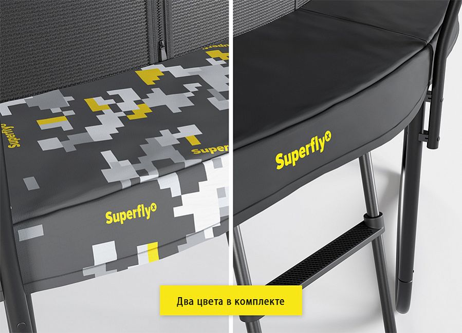 Батут Hasttings Superfly X 12ft, диаметр 366 см