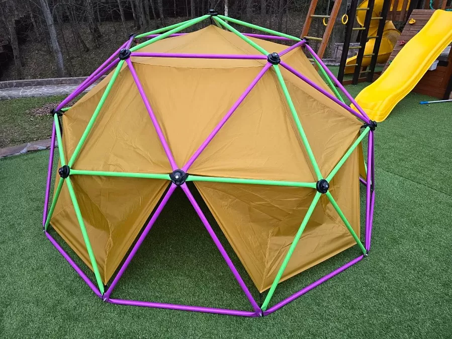 Игровой комплекс для детей Geometrium - паутинка для лазания + гамак + тент